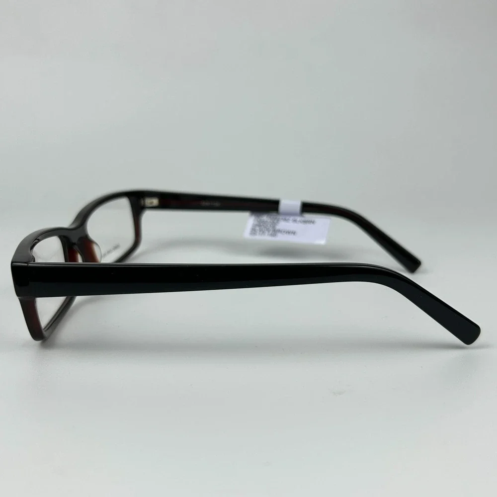 Walmart Contour FM9238Z Mens Eyeglasses Frame Black Brown Full Rim 53-17-140
